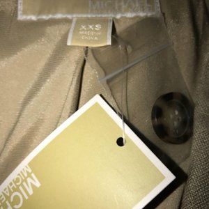 BNWT Michael Kors XXS Large Linen Dressy Vest